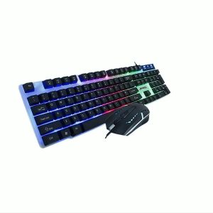 Combo of LDKAI 832 Jedel GK100 Backlit RGB Gaming Mouse and Keyboard