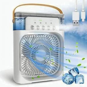 AC/DC Air cooler Table Fan with Humidifier