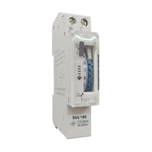 SUL180 15 Minutes Mechanical Timer 24 Hours Programmable Din Rail Timer Time Switch Relay