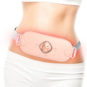 Portable Electric Wireless Cramp Period Pain Relief Heating Massager Belt Waist Massager for Womens