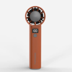 High-Speed 100 Wind Level Handheld 4000 MAh Hand Strap Standing Rubber Feet Portable & Wearable Plastic Handheld Fan
