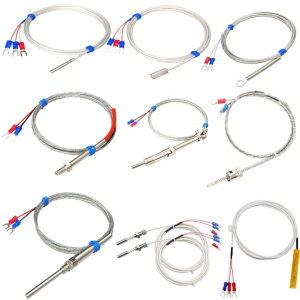 PT100 PT1000 Three Wire Industrial Stainless Steel Thermocouple Probe Temperature Sensor Rtd Sensor Chip a Class Screw Bayonet-e