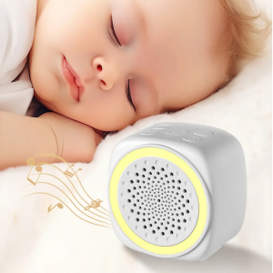 Portable Soothing Sound Speaker Kids Adult Baby Sleeping Aid Device Led Night Lights Sleep Trainer White Noise Machine
